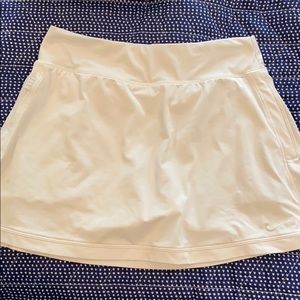 White Nike tennis skirt